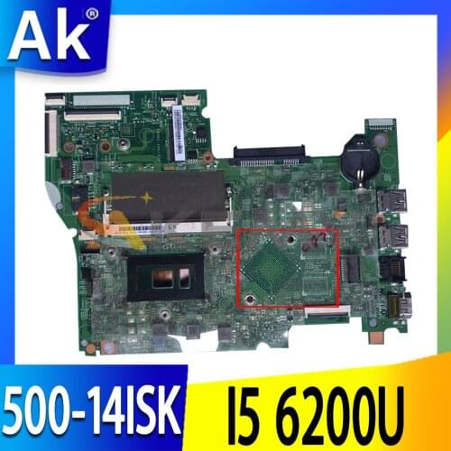 Akemy For Lenovo YOGA 500-14ISK FLEX3-1480 Laptop PC Motherboard I5 6200U Integrated Graphics LT41 SKL MB 14292-1 100% Test OK