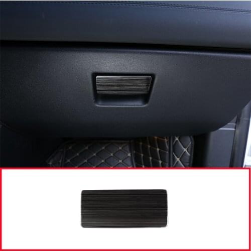 For Land Rover Discovery Sport 2015-2017 Car Accessories Stainless Steel Glove Storage Box Sequins Cover Trim 3D Sticker