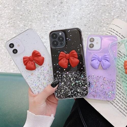 HOT Candy Bowknot Soft Star TPU Case for Samsung A20S A10E A30 A50 Phone Cover for Galaxy Note 20 Plus 10 Lite 9 8 A70 A80 A90