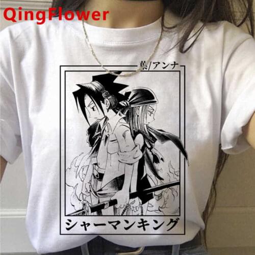 Shaman King Yoh Asakura Amidamaru tshirt women aesthetic grunge harajuku japanese kawaii summer top top tees aesthetic