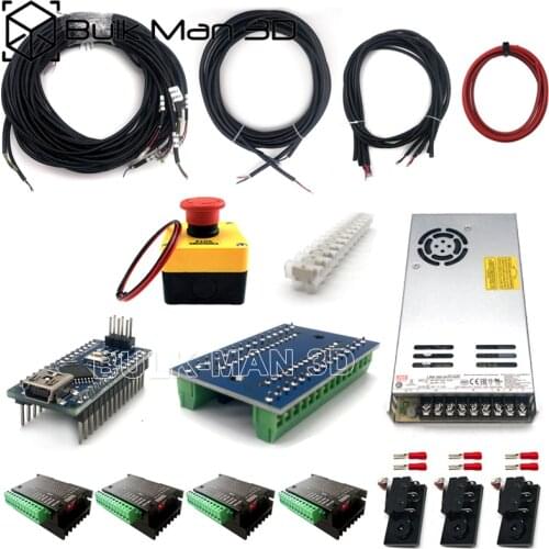 GRBL Nano High Current Controller Bundle for WorkBee CNC Engraving Milling Machine Desktop DIY Lead CNC Mill