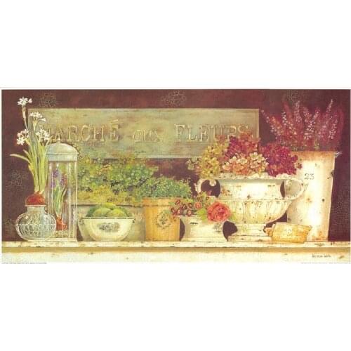 Classical still life oil painting picture European decorative flowers art picture pfint on canvas fine gift