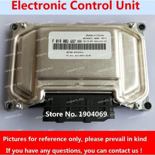 Engine Computer Board F01R00DGQ7 F01RB0DGQ7 01616044 ME7 ECU F01R00DKY7 06633506 F01RB0DKY7 For Geely Vision/Emgrand Car