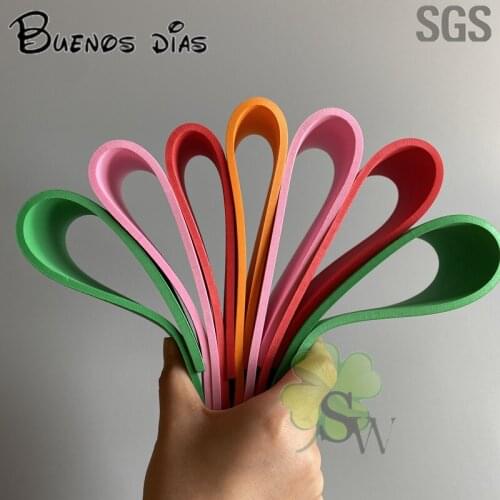 Small Size 7*48cm 4mm Thickness Eva Foam Sheet,Cosplay Children School Handmade Material