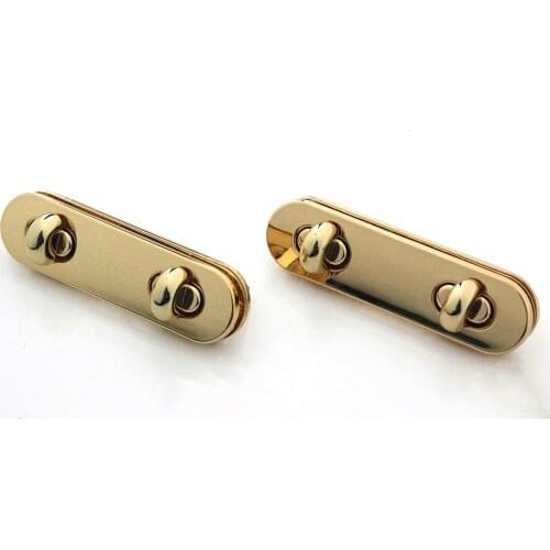 1pcs Metal Bag Fashion Lock Turn Lock Clasp Closure Parts for Leather Craft Women Bag Handbag Purse DIY Hardware Accessories