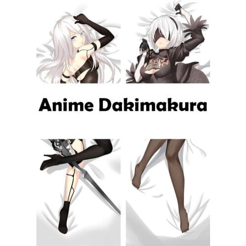 Anime Game Dakimakura NieR:Automata YoRHa No.2 Bedding Throw Cushion Pillow Cover Otaku Female Body Cosplay Hugging Pillowcase