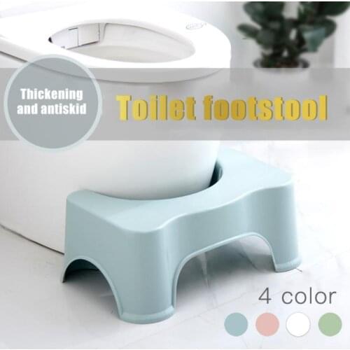 New High Quality Plastic Toilet Step Stool Bathroom Toilet Stool Footstool Household Squatting Toilet Toilet Squatting Stool