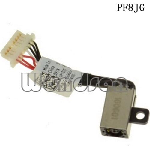 New DC Cable For Dell Inspiron 15 5568 7569 7579 / 13 5368 5378 DC Jack Cable - PF8JG 0PF8JG 450.07R03.000 w/ 1 Year Warranty