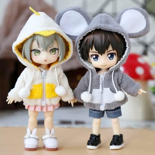 OB11 doll clothes suitable for YMY body9 molly cute animal coat doll accessories