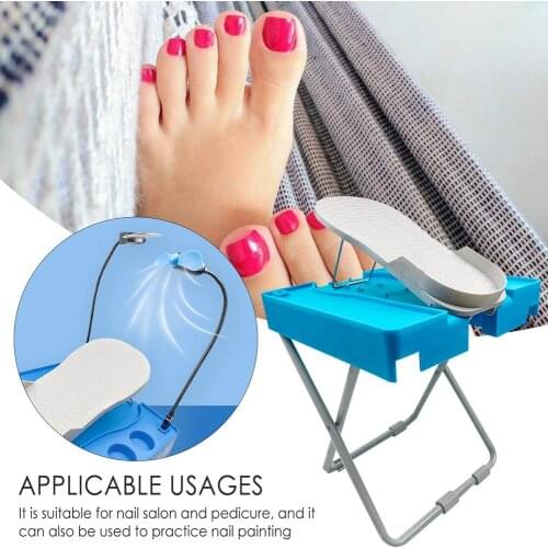 Nail Beauty Pedal Household Nail Aids Drying Fans Nail Salon And Pedicure Adjustable Footrests Tripods Nail Tool 1 Piece