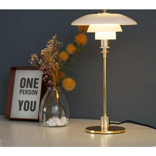 Glass Table Lamp Living Room Bedroom Study Room Bedside Lamp Denmark Floor Lamp PH Nordic Minimalist Designer