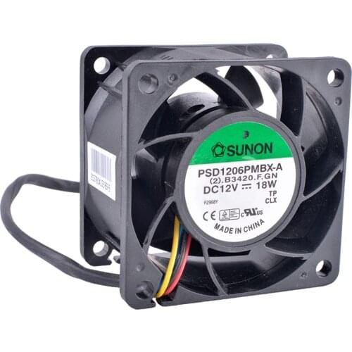 COOLING REVOLUTION PSD1206PMBX-A 6cm 60mm fan 6038 12V 18W Double ball bearing large air volume server cooling fan