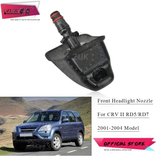 ZUK 1PCS Left / Right Head Light Head Lamp Washer Nozzle Jet For Honda CR-V 2001 2002 2003 2004 OEM: 76885-SCA-S01 76880-SCA-S01