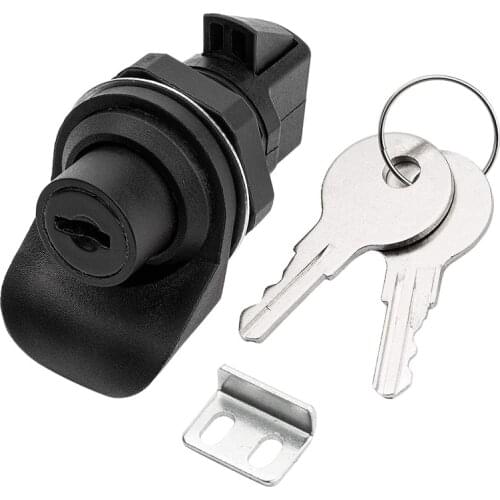1 Set Locking Push Button Latch for Marine Boat Radio Box, Tool Box, Electronic Box, Motorcycle Glove Box Lock