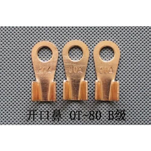 1piece OT-80A Copper passing through terminal Electric power fittings equipment contact B type
