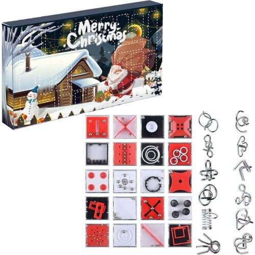Childrens Advent Calendar 2021 Christmas Educational Toys Enhances The Childs Hand-eye Coordination Ability
