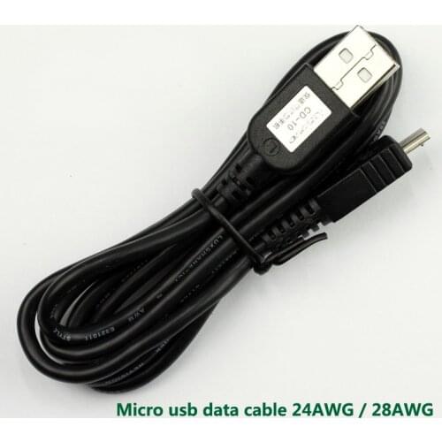 Micro USB data cable 24AWG/28AWG double shielded 1 m wholesale