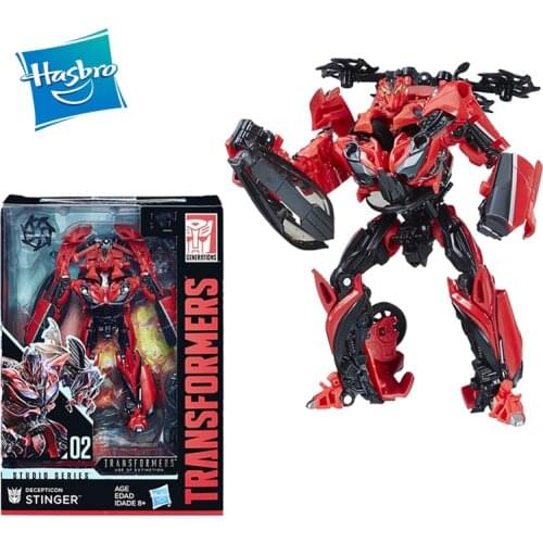 Hasbro Transformers Studio Series 02 Deluxe Class Movie 3 Stinger Action Figure Robot Model Transformers Toys Kids Gift Pvc 14cm
