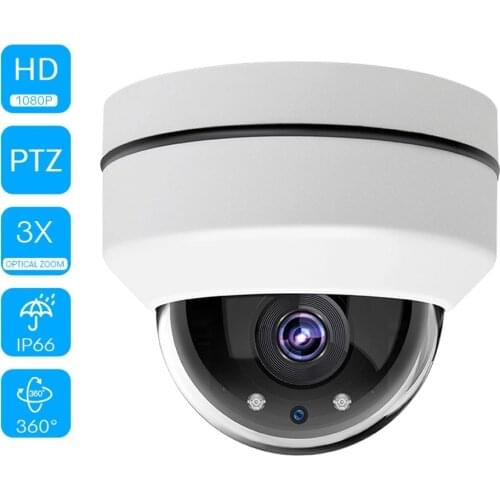 SZSINOCAM Outdoor Ip Camera 2MP 3X ZOOM PoE Waterproof Infrared night vision SD Card slot Onvif bullet home video surveillance