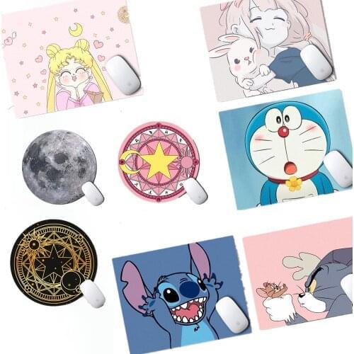 Anime Tsukino Usagi Card Capto Tom Mouse Pad Cartoon Mouse Pad Office Computer Desk Mat Schoolgirl Christmas Gift