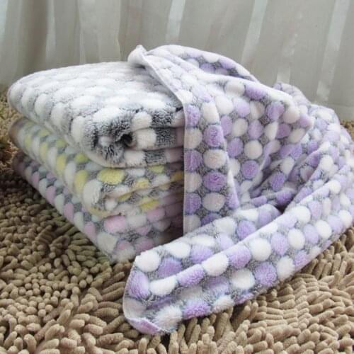 Pet Dog Cat Bed Rest Puppy Fleece Soft Dog Blanket Dog Beds Mat Pet Cushion Soft Warm Sleep Pad