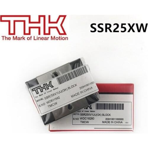 Original THK linear rail slider SSR 25 SSR25 SSR25XW SSR25XWUU SSR25XWSS SSR25XW1UU SSR25XW1SS GK BLOCK CNC router parts