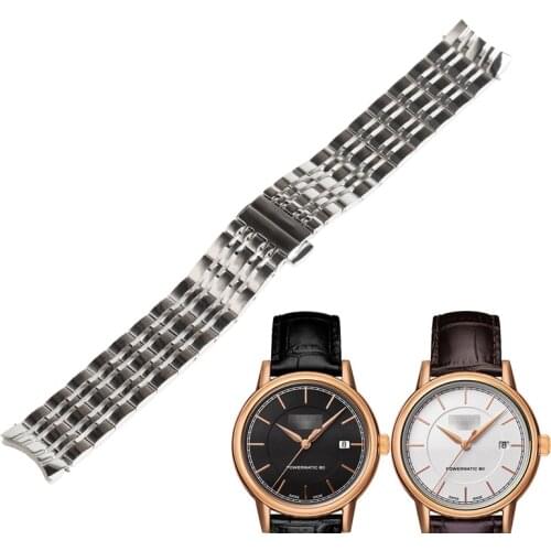 WENTULA watchbands for tissot CARSON T085 stainless steel solid band watch bands t085.407 t085.410 T085.207