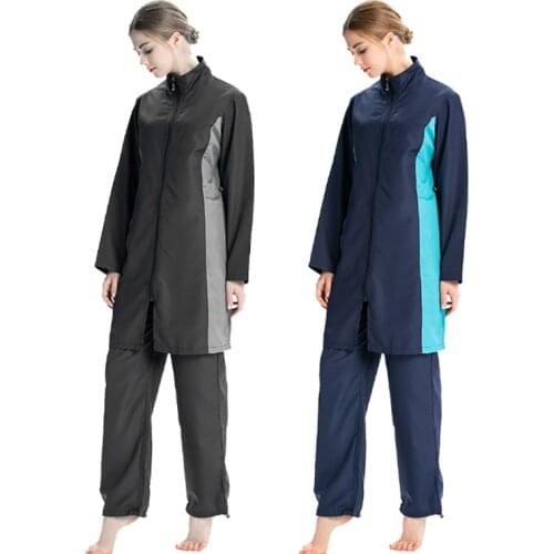 TaoBo New Design 4XL Arab Muslim Swimsuit Islamic Modest Swimming Suit Full Cover Conservative Women Swimsuit with Hijab