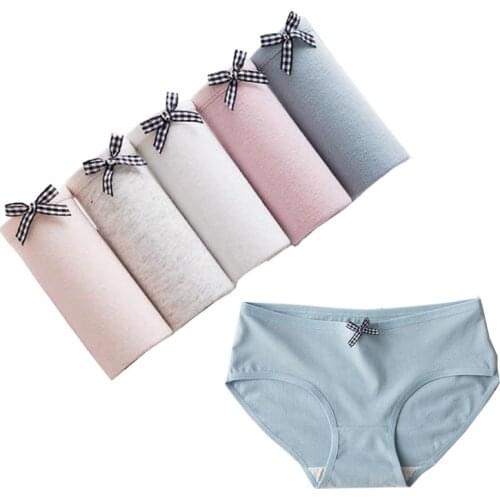4pieces/lot new arrived women Panties cotton Underwear women intimate Sexy low-Rise Ruffles Brief Womens underpants
