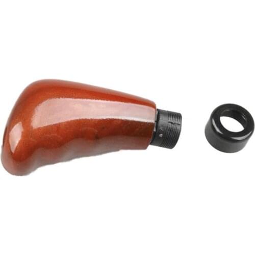 For Car Universal 5-speed Car Manual Gear Shift Knob Shifter Lever Shifter Wood Color For BMWE39E60E90 GOLF 4-7 CAR Accessories