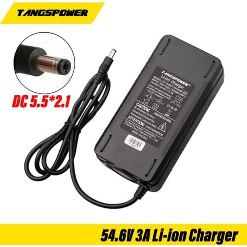 54.6V 3A Battery Charger For 13S 48V Li-ion Battery electric bike lithium battery Charger High quality Strong heat dissipation