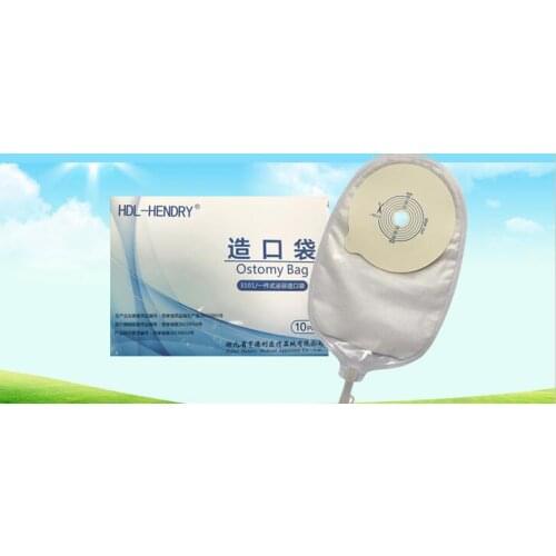 10 pcs Hendry one-piece urinary tract pocket ostomy bag drainage urinary bag 15-45mm