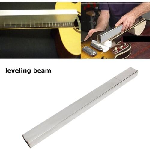 19 Inch/48cm Fret Guitar Leveling Beam Stainless Steel Luthier high-precision Tool
