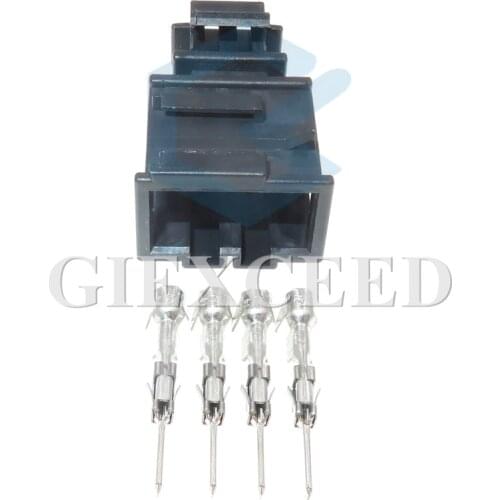 2 Sets 4 Pin 3B0 972 732 3B0972732 Car Taillight Plug Auto Electrical Wire Connector Male Socket For VW Audi