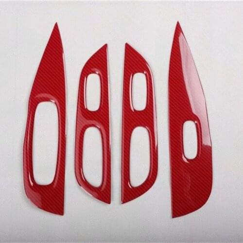 Window Control Panel Glass Lift Switch Cover Trim Car-Styling Accessories For Nissan X-Trail T32 Rogue 2014-2017 2018 2019 2020