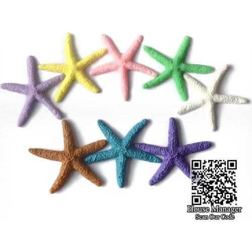Aquarium resin material Artificial starfish Sea Star, mediterranean sea style ocean decoration colorful waterscape for fish tank