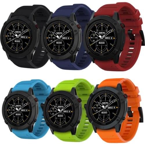 Quick Release Silicone Easyfit Watch Band 20/22/26mm Wriststrap For Garmin Fenix 6S 6 6X 5S 5 5X 3 3HR Forerunner 935 945 Watch
