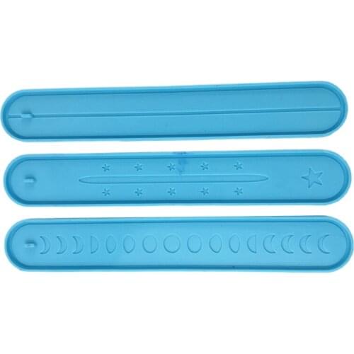 Incense Holder Epoxy Resin Mold Moon Phase Incense Burner Container Epoxy Resin Casting Mold Incense Sticks Ashes Catcher Mold