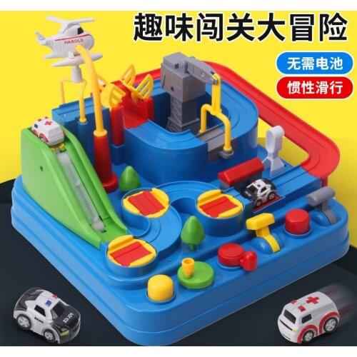 Childrens Toys Diecast Miniature Car Race Flexible Magic Track for Toy Cars Adventure Games,Educational Toys for Boys 3 Years