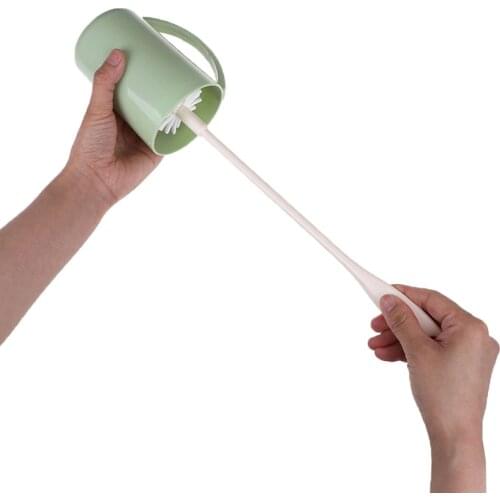Hot sale 39.5CM Long Handle Sponge Cup Brush Cleaning Glass Bottle Cleaner Kitchen Tools