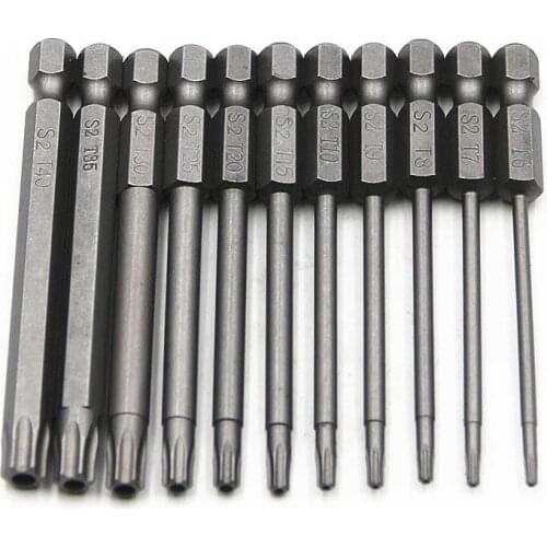 Hexagon shank screwdriver bit screwdriver set/11pcs/ 75-100mm
