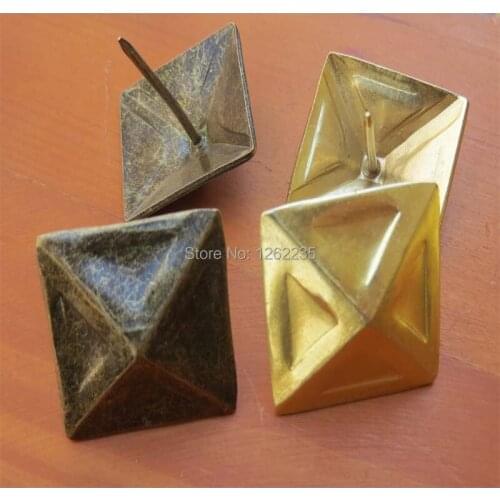 30MM Imitation gold bubble nails Quartet red bronze sofa nail Decorative nails Triangle nails Wholesale