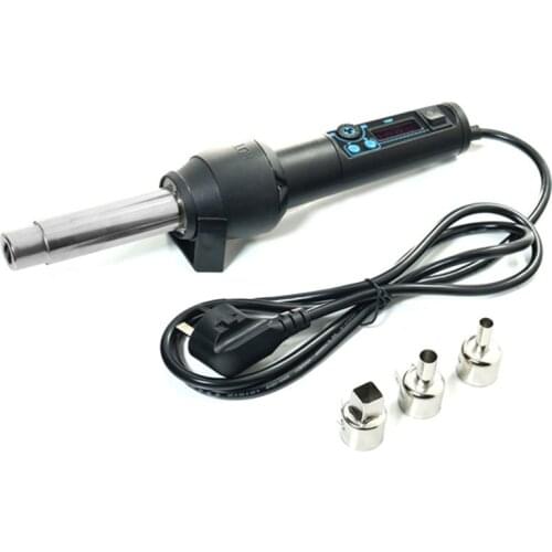 Upgrade 220V EU LED ESD Portable Constant Temperature BGA Rework Solder Station Hot Air Adjustable Heat Gun