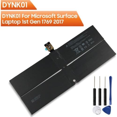 Original Replacement Laptop Battery DYNK01 For Microsoft Surface Laptop 1st Gen 1769 2017 G3HTA036H Rechargable Battery 5970mAh