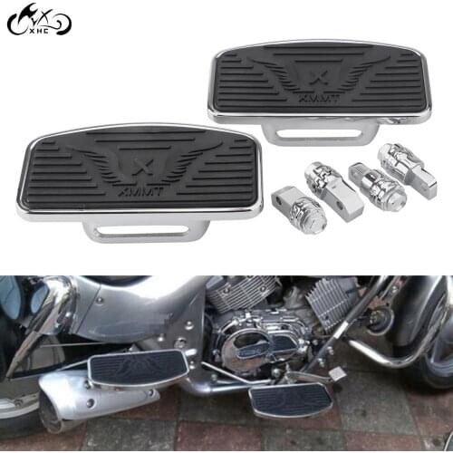 Pair Motor Adjustable Front Rider Floorboards For Harley Dyna Touring For Honda Shadow ACE VT400/750 VT750C VT750DC Deluxe 97-03