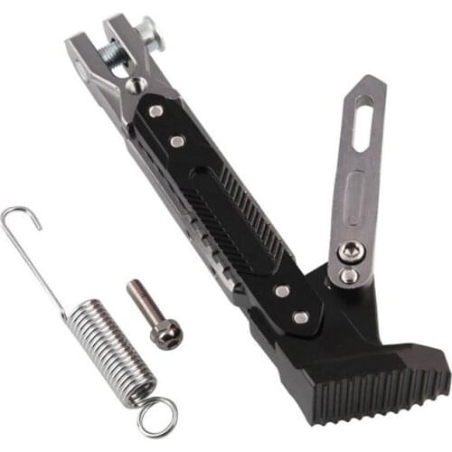 CNC Motorcycle Stand Foot Brace Leg Parking Stand Modified Black Motorcycle Accessories Side Frames