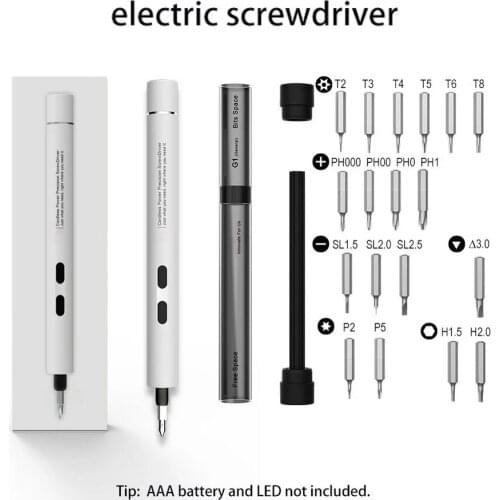 USB Electric Screwdriver Set Portable Cordless Screwdriver Precision 18 Drill Bits Hand Tools Cameras Laptops Screwdriver Pen