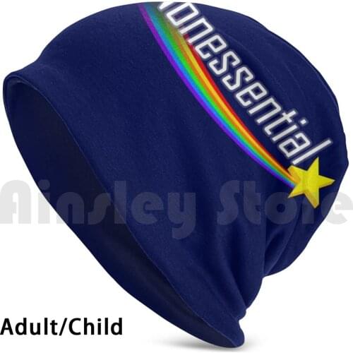 Nonessential Beanies Knit Hat Hip Hop Demotivational Essential Worker Essential Essential Employee