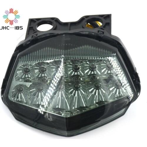 Motorcycle Taillight Brake Light Assembly Blinker Lamp Turn Signal For Kawasaki Ninja 250R 2008-2012