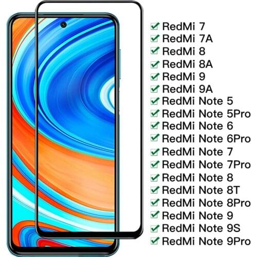 Full Cover Tempered Glass For Xiaomi Pocophone F1 Poco F3 X3 M3 F2 Mi 10T 9T For Redmi Note 10 9 9S 8 Pro Glass Screen Protector
